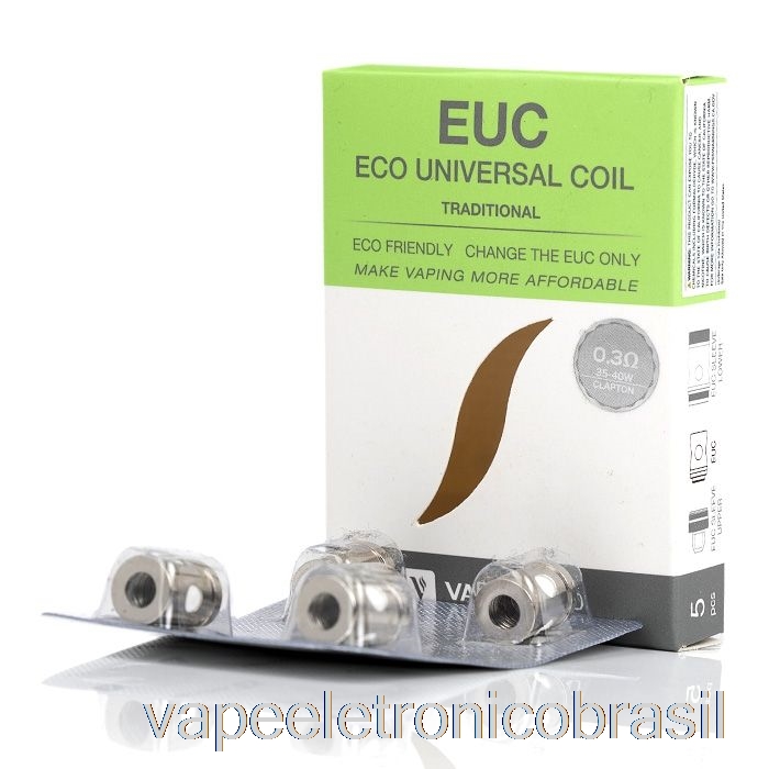 Vape Vaporesso Vaporesso Euc Bobinas De Substituição 0.3ohm Tradicional Euc Clapton